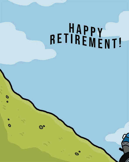 retirement jeep offroading hill climb