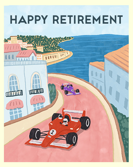 retirement monaco grand prix race car sea ocean 