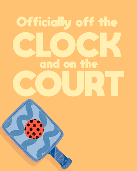 retirement pickleball court