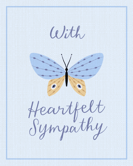 sympathy butterfly wings hope