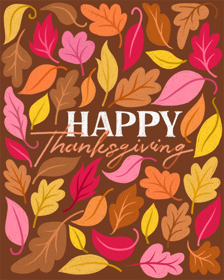 thanksgiving leafs pink autumn fall leaves warm cozy 