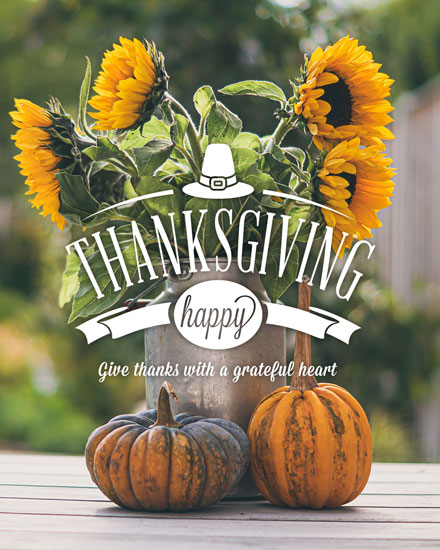 thanksgiving card happy thanksgiving give thanks with a grateful heart picture photo image