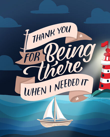 thank you boat lighthouse for being there ocean sea
