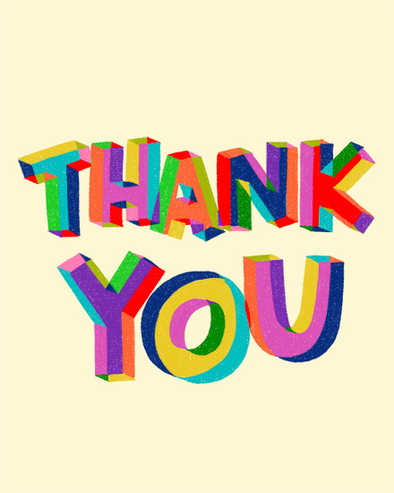 thank you drawing 3d