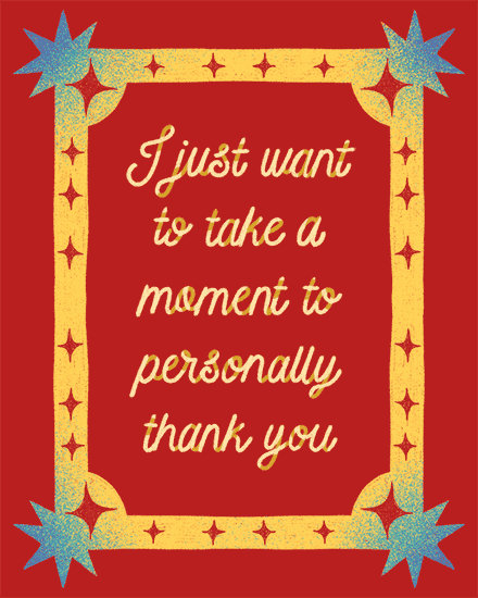 thank you frame personally frame