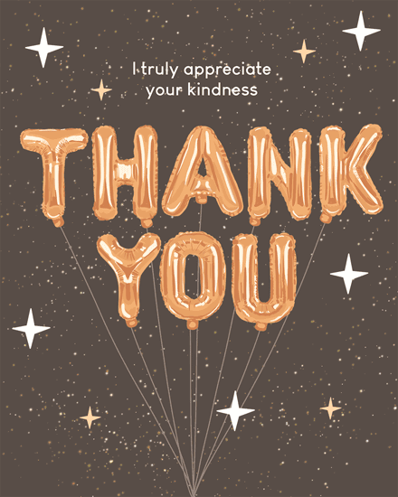 thank you gold balloons sparkles