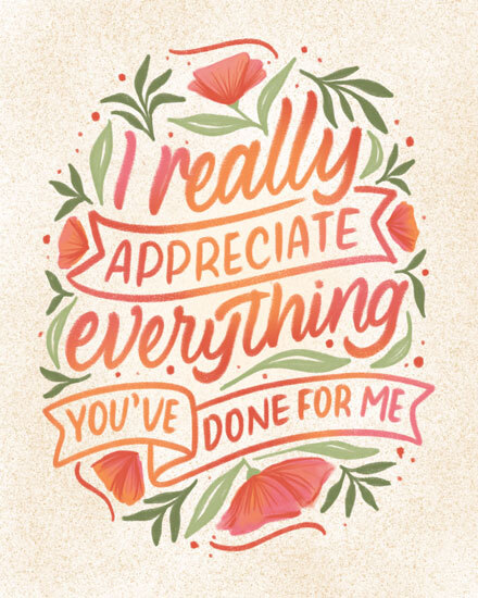 thank you really appreciate everything flowers leaves organic