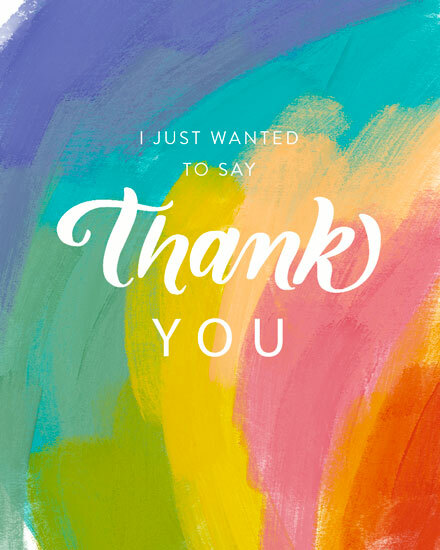 thank you wishes painted rainbow gg texture