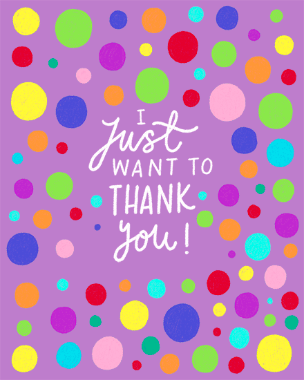 thank you you dots
