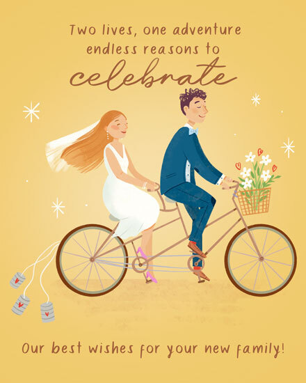wedding bike celebrate bride groom 