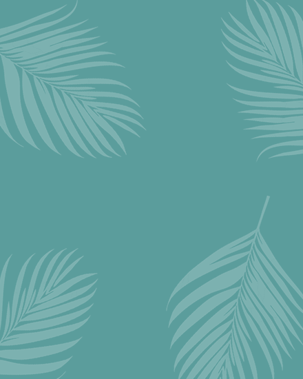 wedding scroll leaves tropical leaves palm tree invitation