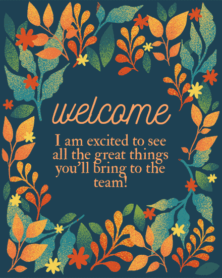 welcome flowers plants leaves autumn fall
