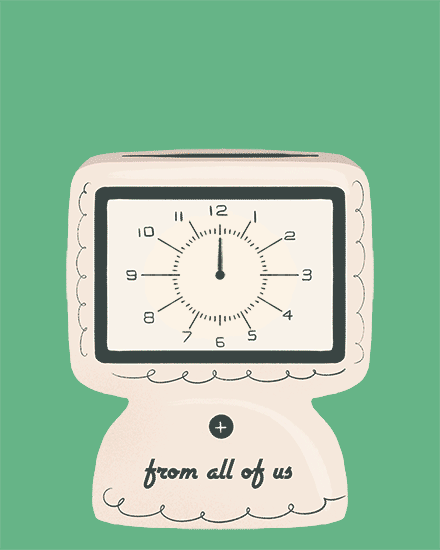 welcome time card clocking gg